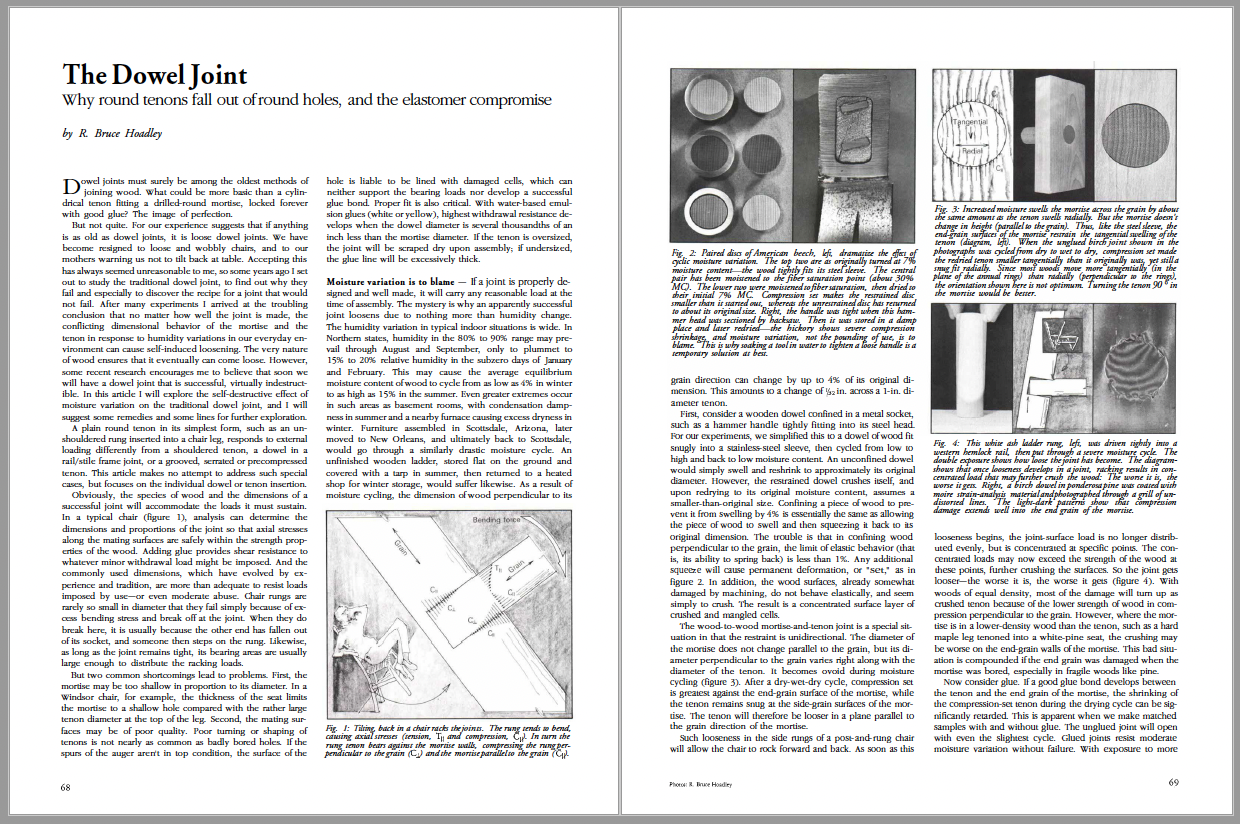 The Dowel Joint