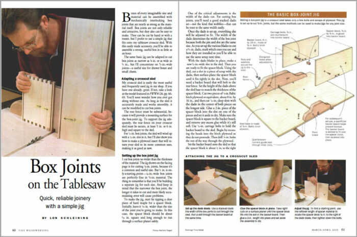 Box Joints on the Tablesaw