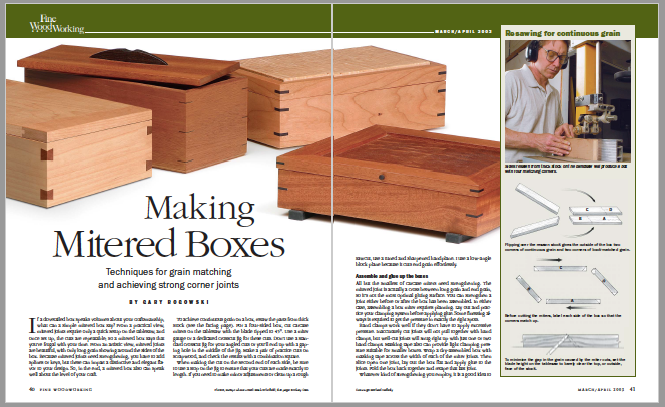 Making Mitered Boxes