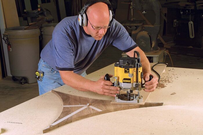 shaping the pedestal table