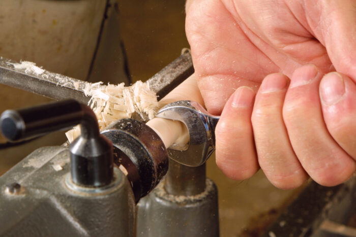 size rail tenons for rocker with a wrench