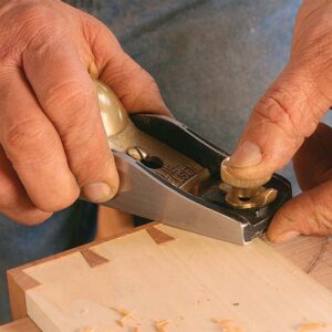 trim dovetails perfectly flush