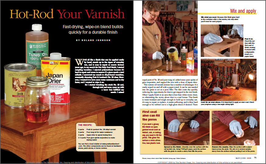 Hot-Rod Your Varnish spread