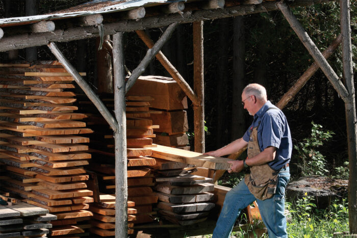 use air dried lumber for steam bending