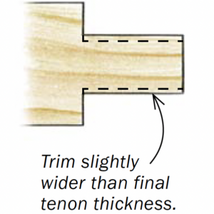 trim slightly diagram