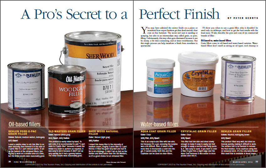 A Pro's Secret to a Perfect Finish spread