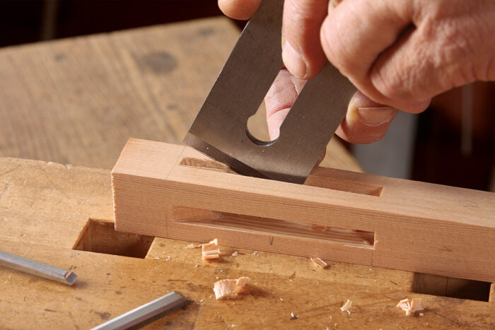 bedside table chisel work