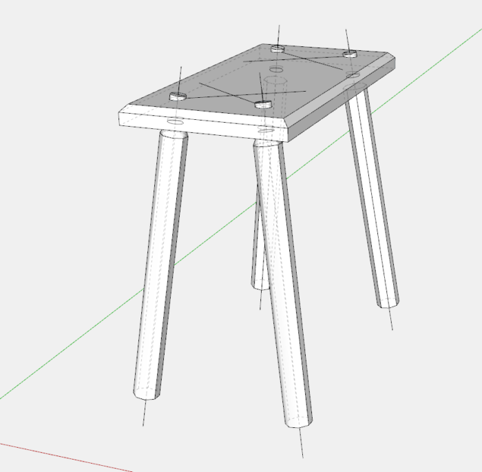 shop stool model