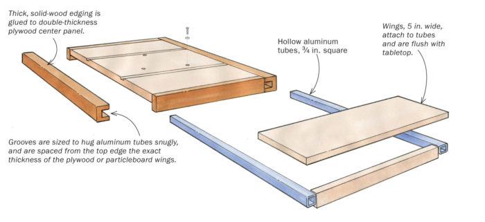 drill-press table