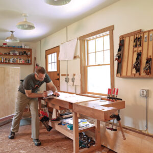 workbench in natural light