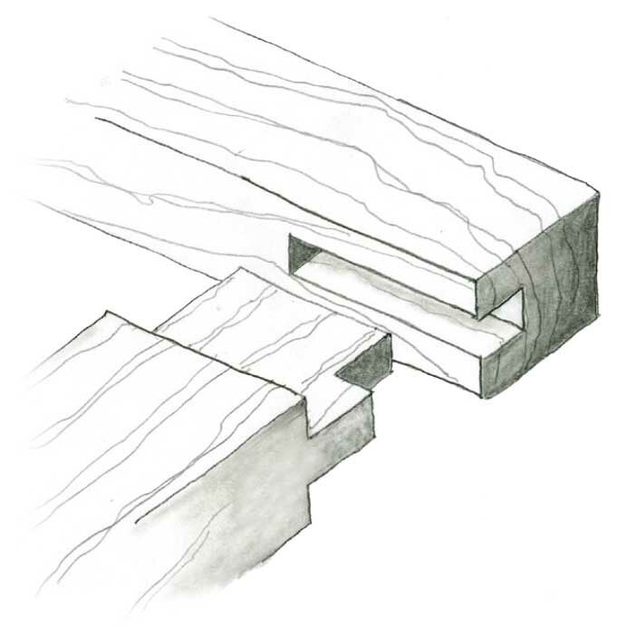 haunched single tenon