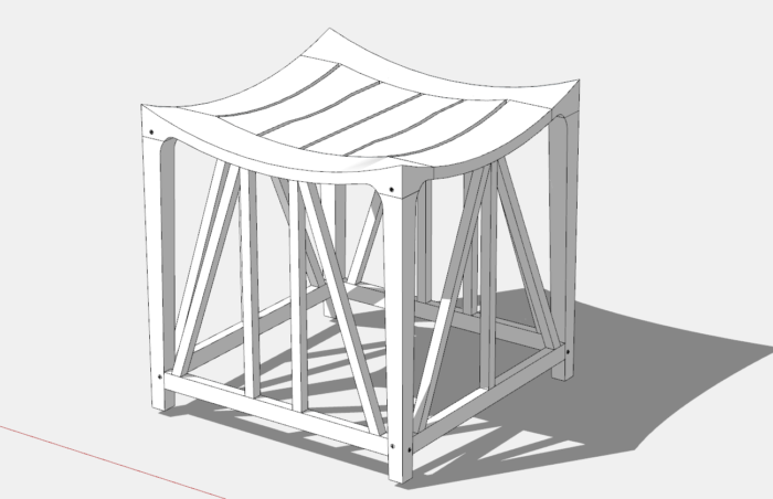 final mockup of seat