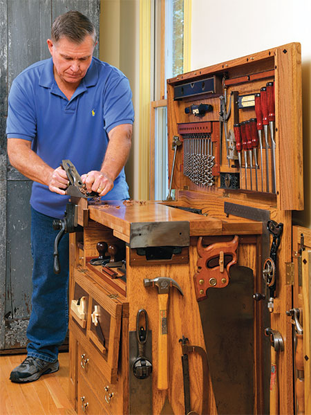 tool chest as workbench