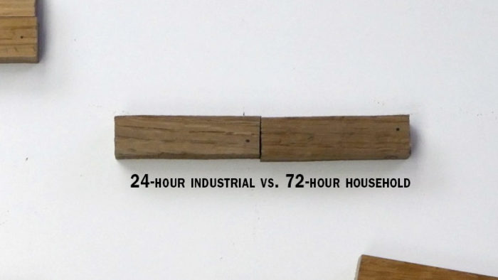 fuming white oak industrial vs household