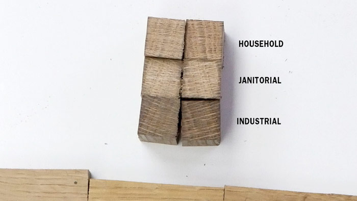 fuming white oak cross section