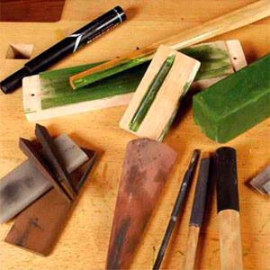 Sharpening book, Carving Tools