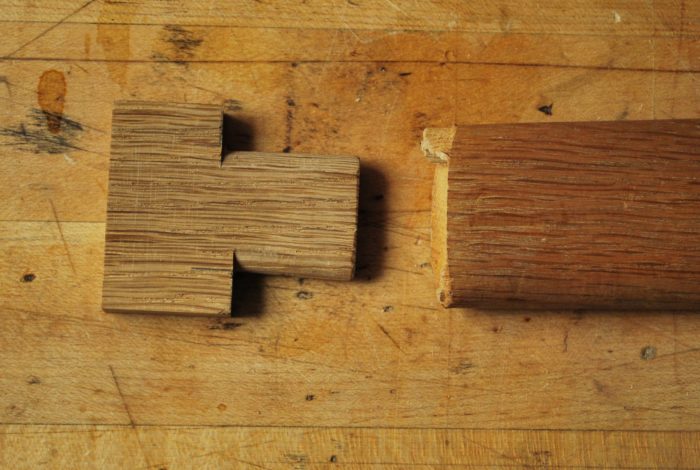 different width tenon