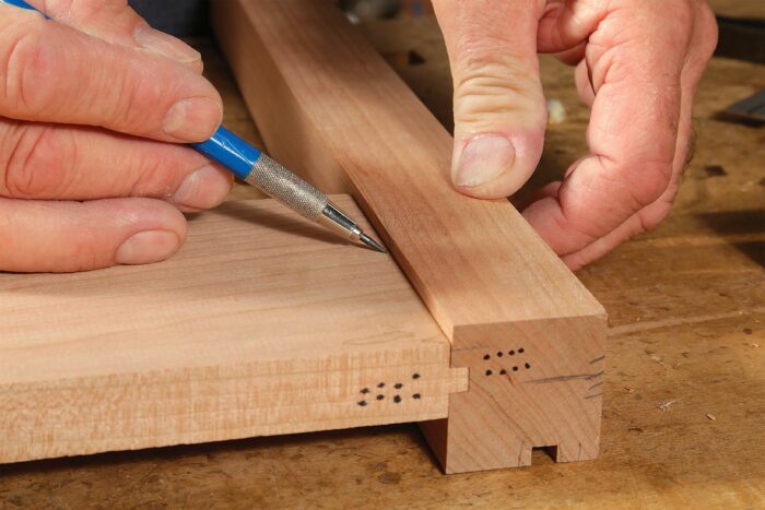 long grain tenon area around mortise