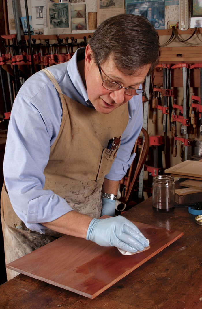 After sanding the first coat, three or four coats are enough for most surfaces.