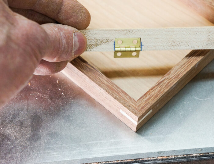 Cutting the story stick with a table saw sled