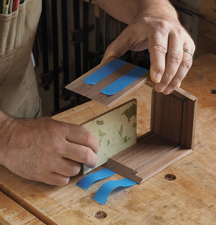 Glue up the box with the bottom in place. 