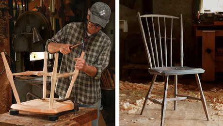 Build a handsome chair with limited tools