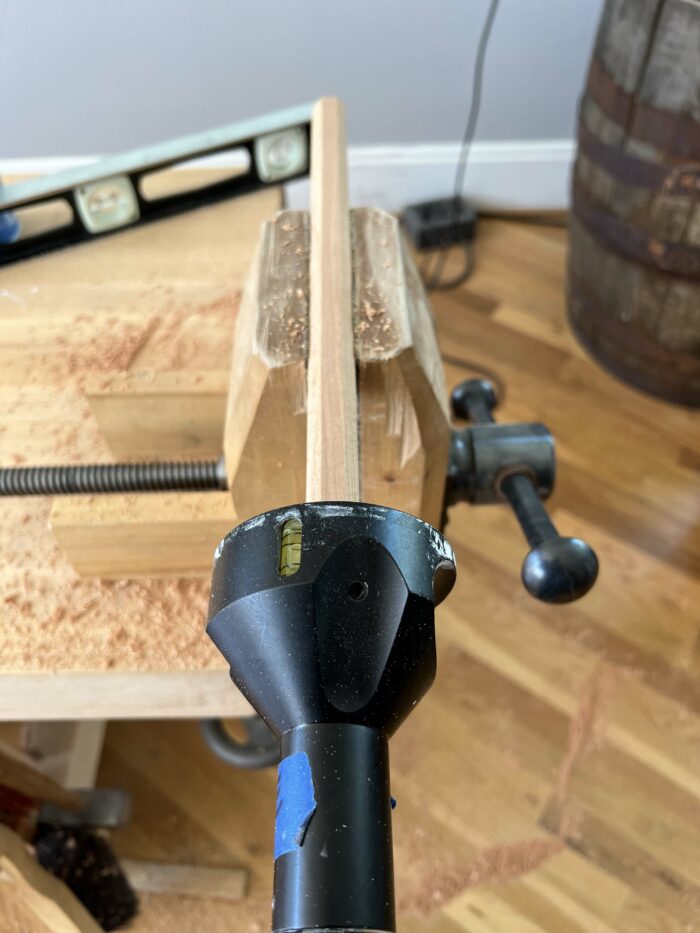 Centering a tenon