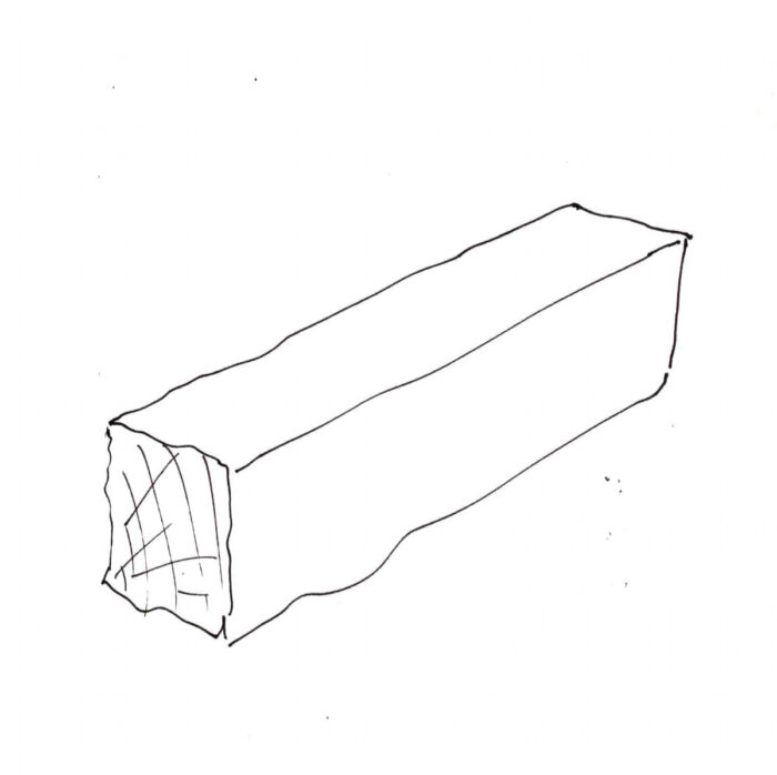 Illustration of scrap wood