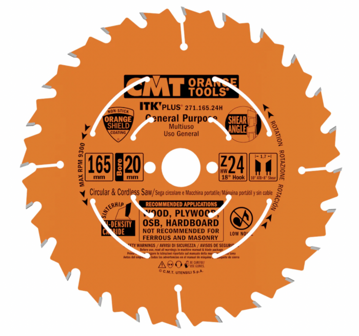 Taylor Toolworks CMT ITK PLUS Track Saw Blade