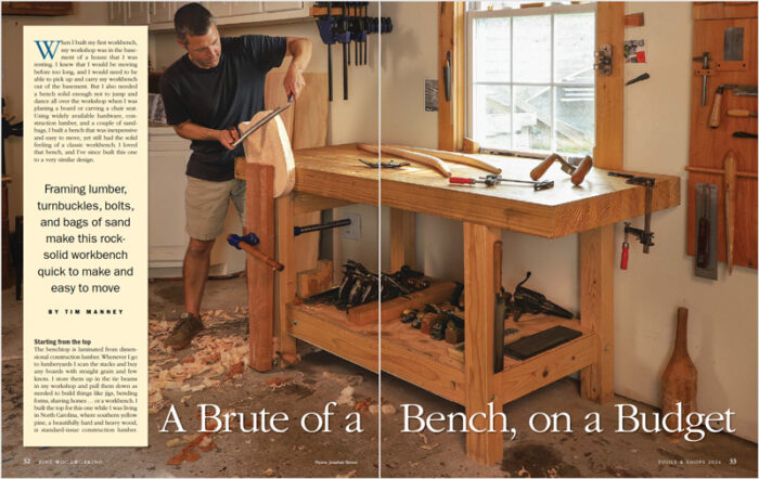 Budget Woodworking Bench is a Brute