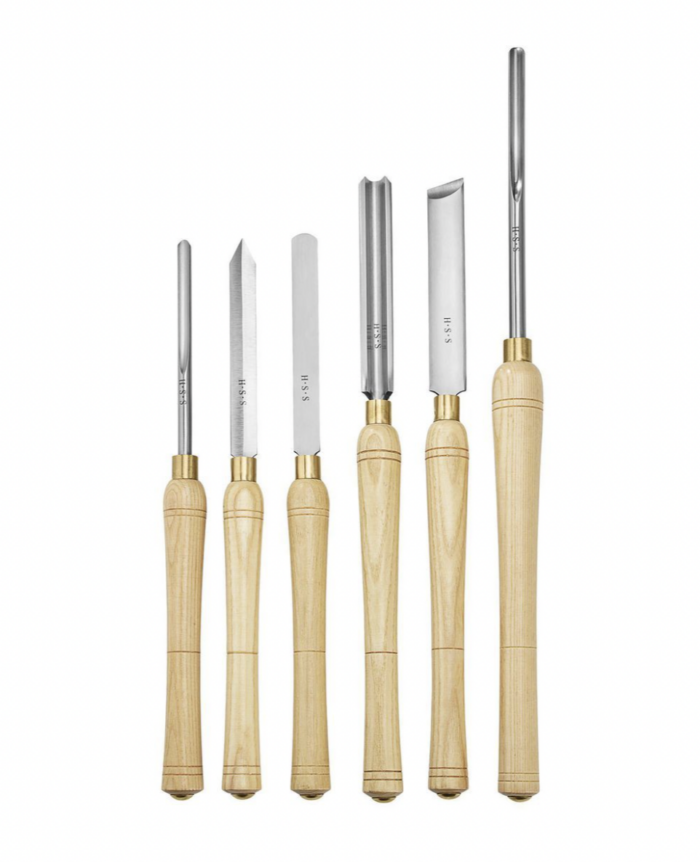 BAUER High-Performance Lathe Chisel Set, 6-Piece