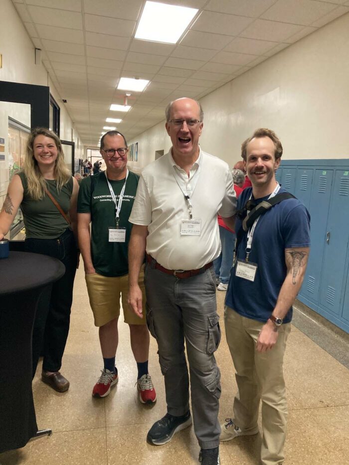 Alex Dolese, FW author Dan Bollock, Ken Page, and former FW associate editor Barry NM Dima.