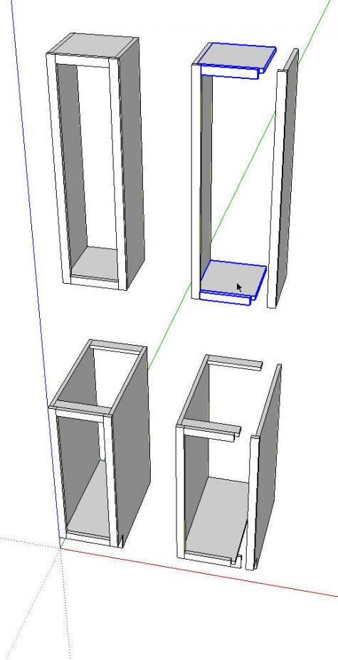 designing kitchen cabinets with sketchup