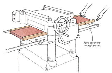 wide board glueup