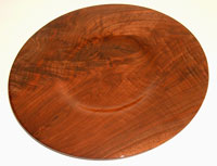 Turned platter. CLICK TO ENLARGE