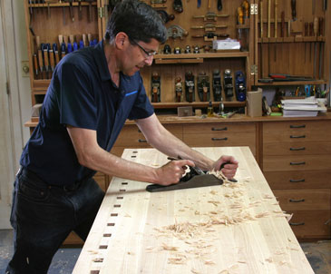 flattening a benchtop