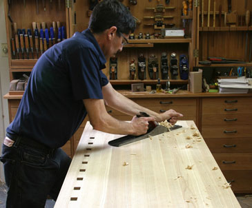 flattening a benchtop